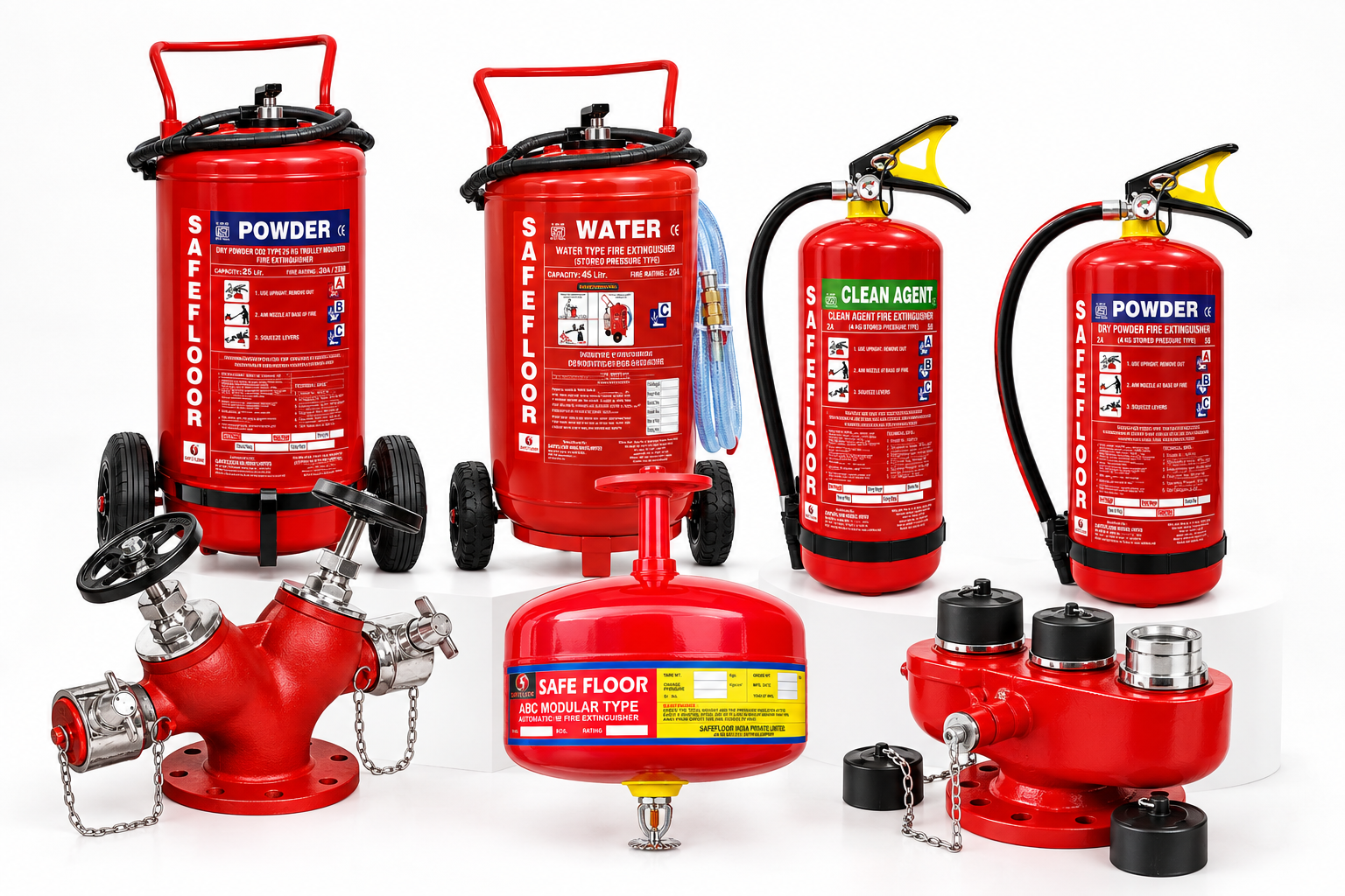 SafeFloor Fire Extinguisher Range